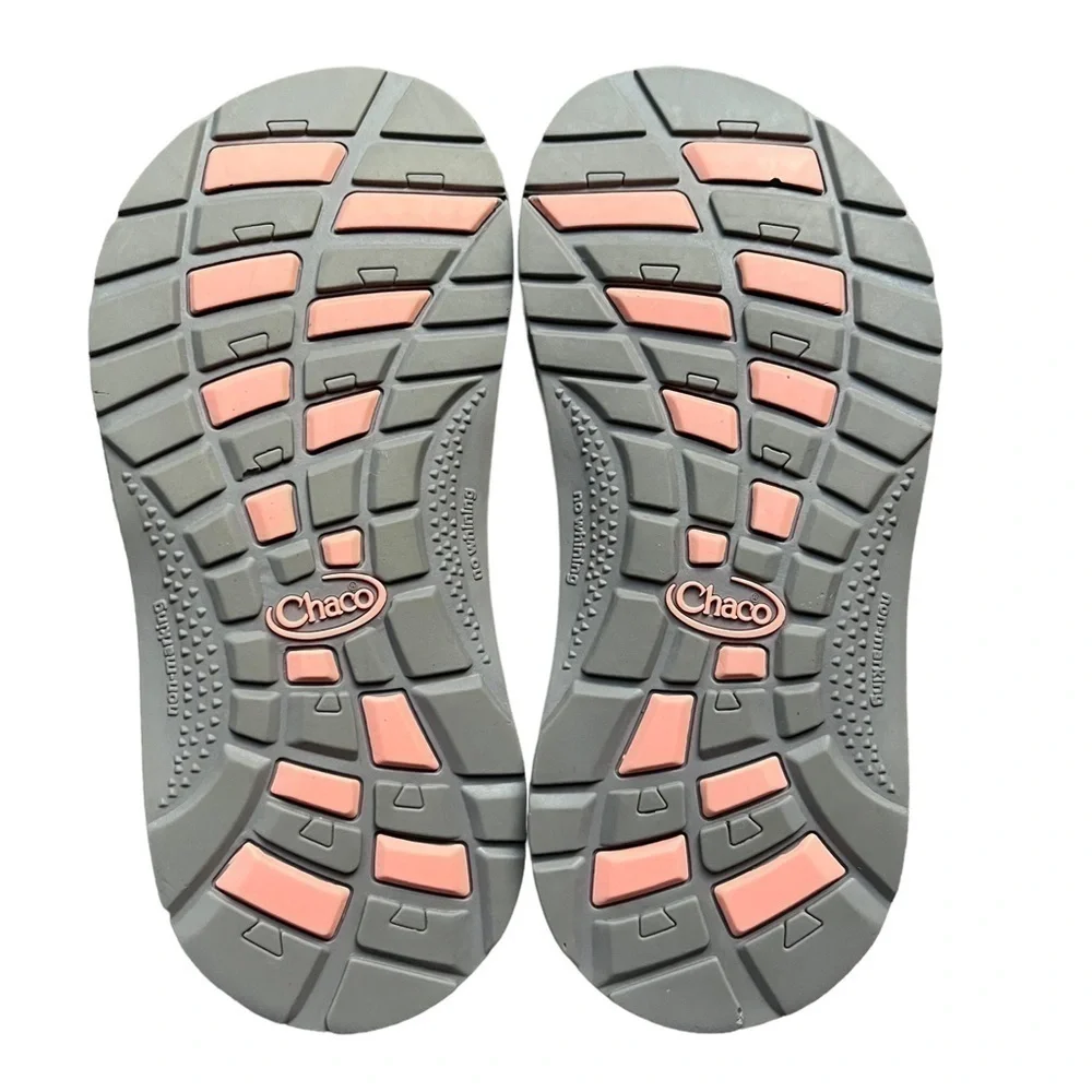 Chaco Kids Ecotread Burlap gray/pink Heather Sandals Size 3